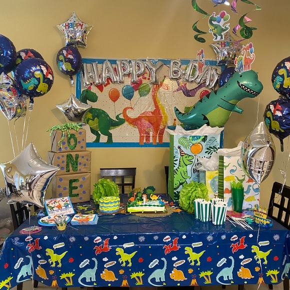 🦖 Dinosaur First Year Birthday Supplies - Picture 4 of 14
